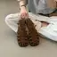 TT Rỗng Dệt La Mã Dép Nữ Mùa Hè Dép Dép Flat Thoáng Khí Giày Thường Khóa Phẳng Giày Đi Biển