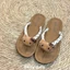 Pháp Dễ Thương Chống Trơn Trượt Flat Flip-Flops Nữ Mùa Hè Mặc Ngoài 2024 Trắng Đế Mềm Sandal Nữ 4XDL