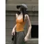 Áo yếm đính cườm in chấm bi phong cách Hàn Quốc dành cho nữ mùa hè Phong cách mới Slim-fit Slimmer Look White Top