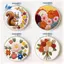 Bộ vòng thêu Mini 9 mảnh bằng tre thủ công nghệ thuật, vòng 3 & 4 inch để may, trang trí nội thất 3 inch