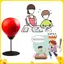 Bóng đấm bốc để bàn có đế hút chân không, túi đấm mini cho trẻ em và người lớn tập luyện giảm stress