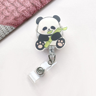 Móc kẹp bảng tên - Yoyo dành cho học sinh, sinh viên, nhân viên với nhiều họa tiết đáng yêu Dragon, Bear, Panda