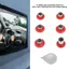 Apill Bộ điều khiển trò chơi Thay thế ngón tay cái bằng cao su và thép không gỉ có thể hoán đổi cho Elite Series 2 Core (Màu đỏ)