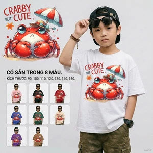 Áo thun trẻ em basic Mềm mại Cho bé 2-12 tuổi Dễ phối đồ