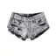 Quần Short Denim Nữ Mỹ Niche Design Sense Low-Waist Slimmer Look a-Line Frayed Hot Pants Hợp Thời Trang