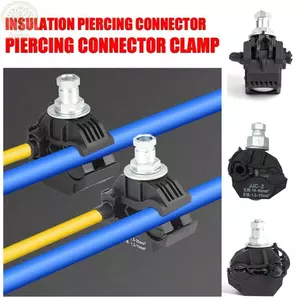 Đầu nối xuyên lỗ cách nhiệt AMLU, Kẹp cáp không chân, T Shape 63A / 75A Thiết bị phân nhánh cáp ren không thể phá vỡ