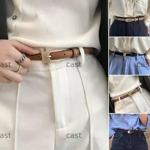 CAST Kim Loại Khóa Thắt Lưng Nữ Cổ Điển Mỏng Dây Đeo Eo