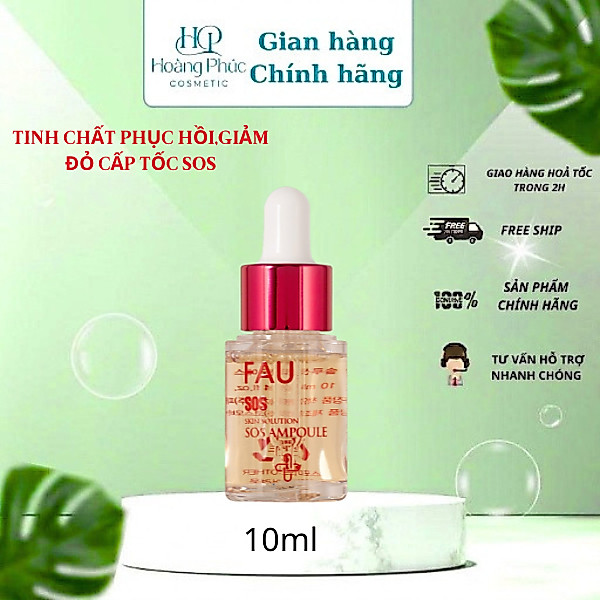 Tinh chất phục hồi giảm đỏ - serum [FAU SOS Ampoule] đủ size 10ml