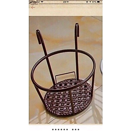 Giỏ Sắt Tròn Treo Chậu Hoa Ban Công Hàng Loại 1 ( Hàng Loại 1),hàng đẹp và sẵn kho
