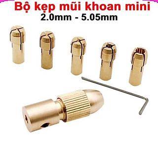 Bộ kẹp mũi khoan bằng đồng thau 5 lõi