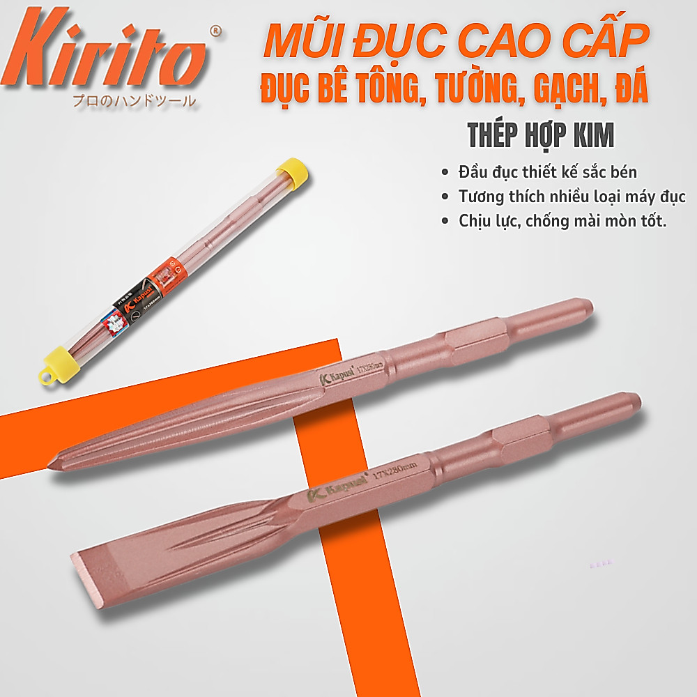 MŨI ĐỤC CAO CẤP NAM THIÊN – THÉP CHỊU LỰC, ĐỘ BỀN CAO