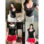 Hàng dệt kim màu đen dành cho nữ Mùa hè Phong cách mới Phiên bản Hàn Quốc Phối cảnh rỗng Slim-fit Slimmer Look Gợi cảm Chic Top