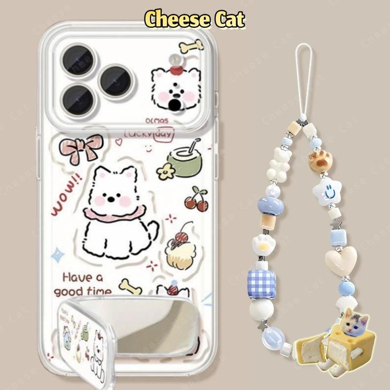 Dễ Thương Dừa Tây Nguyên Chó Ốp Lưng iPhone cho iPhone 17 Pro 16 15 14 Plus 11 12 13 Pro Max XR Xs Max 7 8 Plus