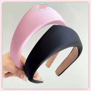 JRP Đơn Giản Tam Giác Màu Trơn Chống Trơn Trượt Người Lớn Cạnh Rộng Cho Bé Gái Retro 2025 Phụ Kiện Tóc Mới Quà Tặng JRP