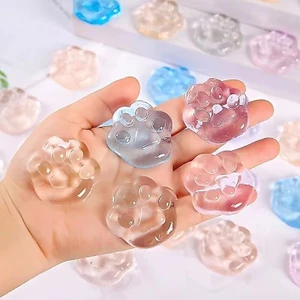 Đồ chơi giải nén, Kẹp cào mèo trong suốt, Đồ chơi hoạt động vui nhộn cho trẻ em, Quà tặng nhỏ, Máy bơm không khí giải nén Slime