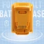 Ốp Nhựa Thay Thế Pin Cho 20V DCB201,, 18V Li-Ion Pin Các Bộ Phận Cho 3A 4A 5A