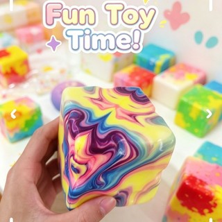5 / 7 / 10CM Mềm Mại Chậm Phát Triển Squishy Giảm Căng Thẳng Squishy Dính Phô Mai Squishy Calming Squishes Fidget Đồ Chơi Giảm Căng Thẳng Đồ Chơi Cảm Giác Chơi