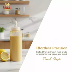 Chai Bóp Gia Vị Cấp Thực Phẩm Có Nắp Chống Rò Rỉ Và Thiết Kế Bóp Dễ Dàng Hoàn Hảo Cho Nấu Ăn Nhà Bếp BBQ Salad Prep [VN]
