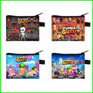 HT3 Stumble guys Ví Đựng Tiền Xu Hoạt Hình Dễ Thương Trẻ Em Zero Ví Học Sinh Túi Đựng Thẻ Thời Trang Túi Đựng Tiền Xu Thường Ngày TH3