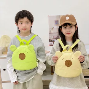 Mini Capybara Túi Đi Học Nhỏ Mẫu Giáo Bé Trai Ba Lô Nhỏ Du Lịch Ba Lô Cô Gái Bé Ra Bền Đẹp