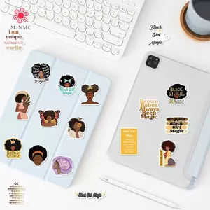 MJnmc 50 Miếng Bé Gái Stiers Magic Girl Decal Tự Khẳng Định Cho Laptop Chai Nước Ván Trượt Mới