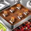 AA Thép không gỉ Tiramisu Khuôn Bánh Khay Định Hình Bánh Hộp Đựng Có Nắp Hộp Bảo Quản Bánh Hộ Gia Đình Món Tráng Miệng Dụng Cụ Nướng Bánh VN