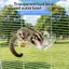 Bát đựng thức ăn cho thú cưng kép Acrylic trong suốt Lồng đựng nước thực phẩm chống rò rỉ để sử dụng tại nhà Parakeet Coatiel [VN]