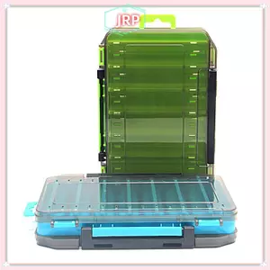 JRP Hai Mặt Mồi Hộp Dụng Cụ Câu Cá Hộp Mồi Cứng Hộp Bảo Quản Phụ Kiện Hộp Câu Cá Hộp JRP