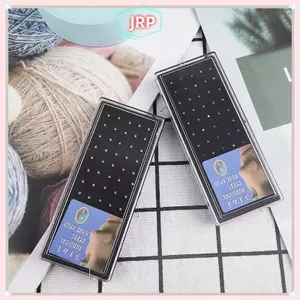 JRP 60 Chiếc Mũi Thẳng Stud Cong Pa Pha Lê Mũi Bộ Vòng Mũi Bộ Uốn Cong JRP