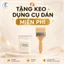 Tranh sơn thủy 3D decal PVC bóc dán , thác nước phong cảnh rừng cây, tranh dán tường treo phòng khách phong thủy cao cấp