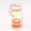 SMILE Liquid Hẹn Giờ Móc Khóa, Thủ Công Thủ Công Nhiều Màu Sắc Móc Khóa, Sáng Tạo Móc Khóa Mặt Dây Chuyền Túi Charm Treo Trang Trí Năng Động Bong Bóng Đồng Hồ Cát