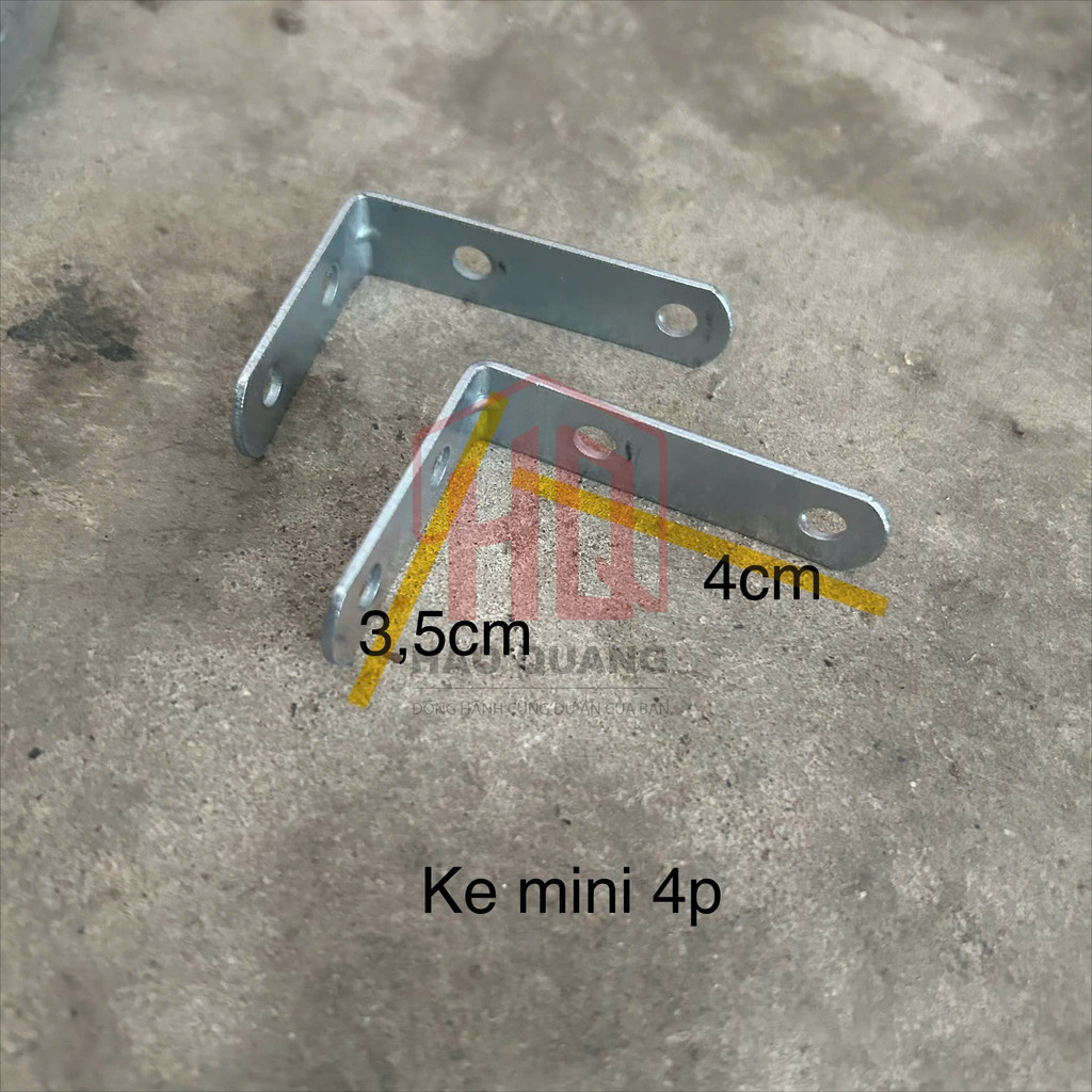 5 Cái Ke Sắt Góc Vuông Đa Năng, Phụ Kiện Lắp Ráp Nội Thất, Gia Cố Kệ Gỗ, Bàn Ghế