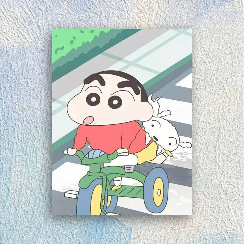 Anime Dễ Thương Crayon Shin-chan Tranh Nghệ Thuật Trang Trí Nhà poster Phòng Khách Tường Nghệ Thuật Trang Trí Phòng Quà Tặng