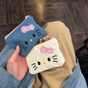 ‌Ví Mini Hello Kitty - Hộp Đựng Chìa Khóa & Hộp Đựng Thẻ Dễ Thương, Ví Nhỏ Cho Học Sinh Bảo Quản Tai Nghe / Son Môi‌