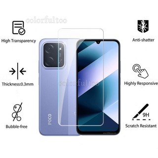 Phim Bảo Vệ Kính 2in1 Cho Xiaomi Poco C85 C75 PocoC75 4G 5G 9H HD Điện Thoại Mặt Trước Kính Cường Lực Phim Bảo Vệ Màn Hình Camera Mặt Sau Ống Kính Phim Cho C 85 PocoC85 2025