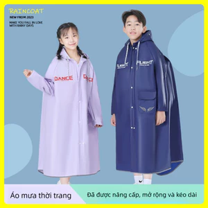 Chất liệu chống nước EVA dày dặn mưa thời trang cho trẻ em, Ba lô chứa đủ loại ba lô, nắp lớn độ phân giải cao
