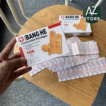 Hộp 100 Băng Gạc Cá Nhân Tại Nhà , Combo 100 Băng Gạc Y Tế Đủ Size Đa Năng🌏FREE SHIP🌎