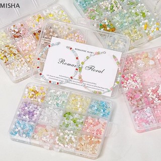 Misa 12 / 24 Lưới Siêu Hỗn Hợp Màu Sắc Thủy Tinh Hạt Cơm Bộ Rời Hạt Handmade DIY Vòng Tay Vòng Cổ Đính Hạt Chất Liệu Phụ Kiện Trang Sức