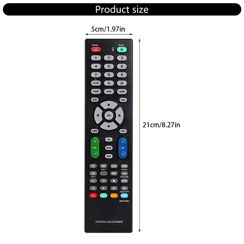 Phụ kiện thay thế điều khiển từ xa Fol cho điều khiển từ xa RM-014S + TV