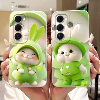 Dành Cho Tecno Spark 40 Pro + 40Pro KM6 KM7 Vỏ Hoạt Hình Mèo Thỏ Dễ Thương Spark40 Pro Plus Vỏ Điện Thoại Silicon Mềm Bảo Vệ Ống Kính