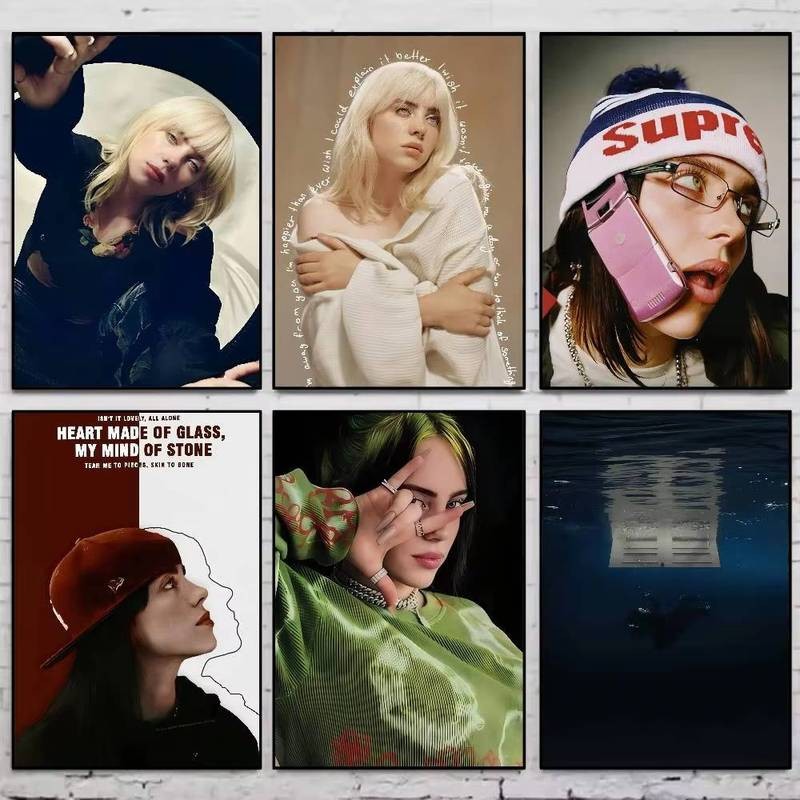 Hit Me Hard Billie Eilish Poster Gallery Canvas In Trang Trí Nhà Phòng Khách