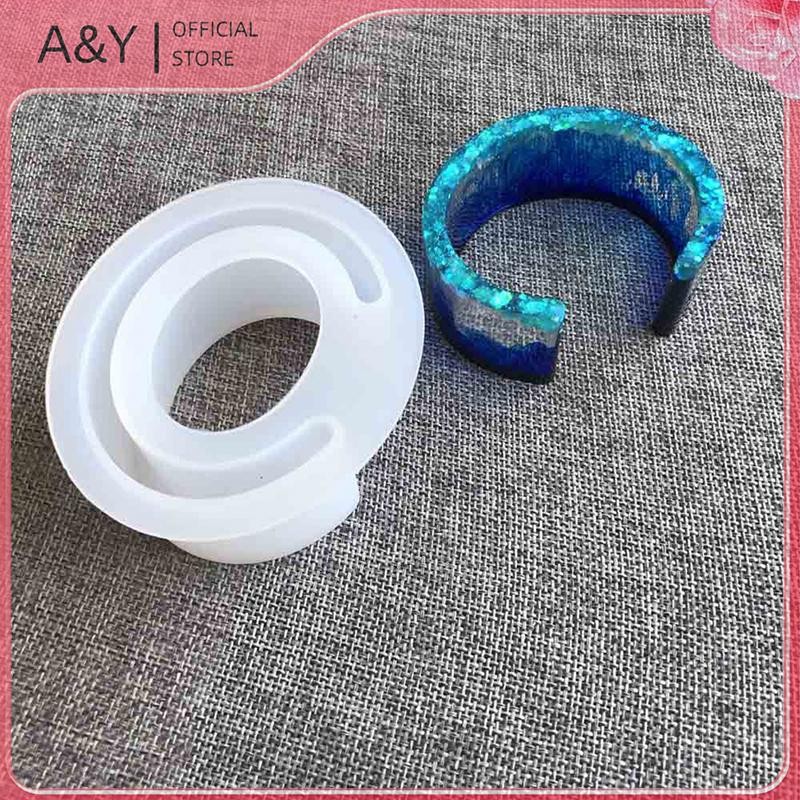 Vòng tay mở cuff silicone khuôn đúc - DIY trang sức
