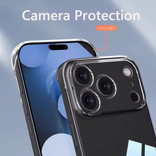 [JLK] Ốp lưng cứng trong suốt mỏng không khung cho iPhone 17 ProMax Air 16E 16 15 14 Plus 13 12 Pro Max Vỏ điện thoại không viền chống sốc