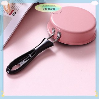 Chảo Chiên ZMONH Thép Không Gỉ Ngăn Dính Nồi Cảm Ứng Tròn Bữa Sáng Chiên Nhỏ Chảo Trứng Có Tay Cầm Dài Tiện Ích Nhà Bếp