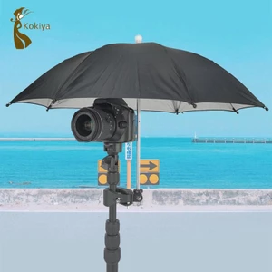 Kokiya Đa Năng Máy Ảnh Ô Có Kẹp Phụ Kiện Di Động Mưa Giá Đỡ Cho Video Ngoài Trời Điện Thoại Di Động Cắm Trại Du Lịch