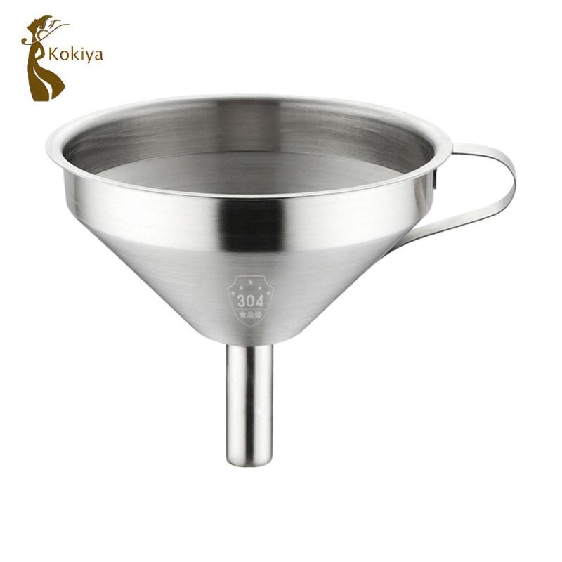 Phễu Inox 304 Có Dụng Cụ Lọc Phụ Kiện Nhà Bếp Cấp Thực Phẩm Có Tay Cầm Để Chuyển Bột Dầu