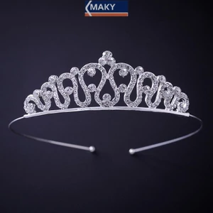 Onetimingcool Nữ Mới Gió Ngọt Ngào Công Chúa Tiara Tiệc Sinh Nhật Vương Miện Cho Đảng Trang Trí Vương Miện VN