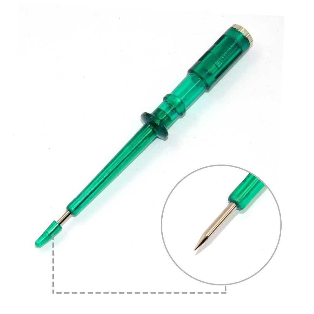 【24H】Bút thử điện DC 6V-24V kèm kẹp cá sấu và cáp cuộn linh hoạt, phù hợp cho thợ sửa chữa ô tô và xe máy chuyên nghiệp