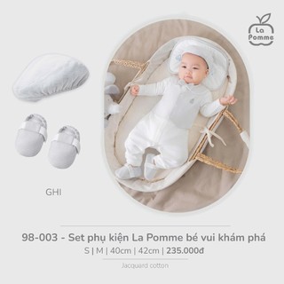 La pomme AW2025 Set phụ kiện La Pomme cho bé T10.4