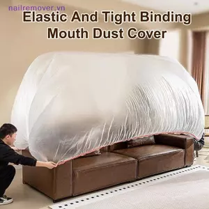 Vỏ Bụi Dùng Một Lần Nhựa Co Giãn Bụi Phim Sofa Chống Bụi Cho Nội Thất Ký Túc Xá Sofa Treo Tường Tranh Chống Bụi 1PC MỚI